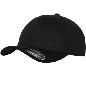Flexfit Wooly Combed Cap | Black/Black