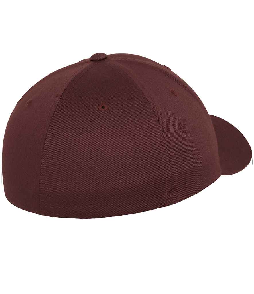 Flexfit Wooly Combed Cap | Maroon - Image 2