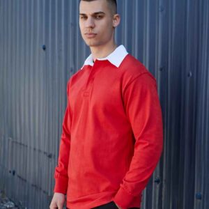 Front Row Classic Rugby Shirt | Red/White