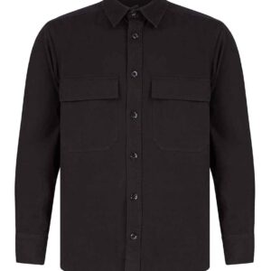 Front Row Drill Overshirt | Black