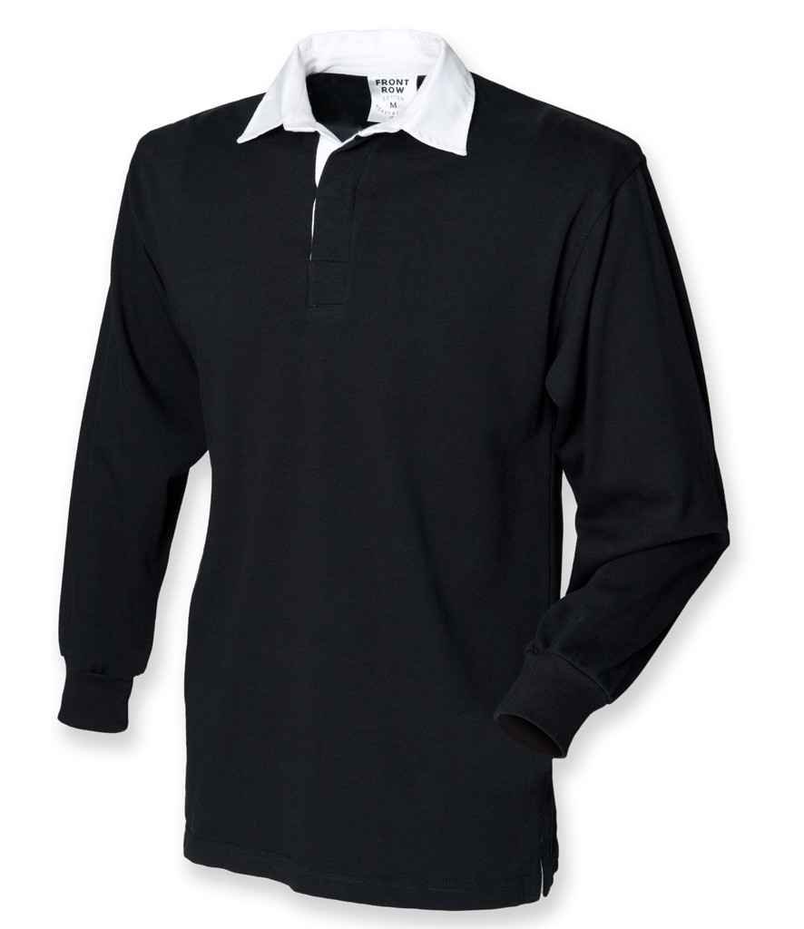 Front Row Original Rugby Shirt | Black