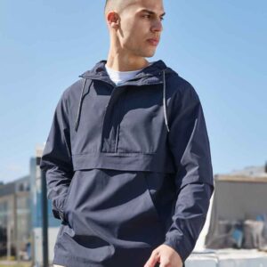 Front Row Pullover 1/2 Zip Jacket | Navy
