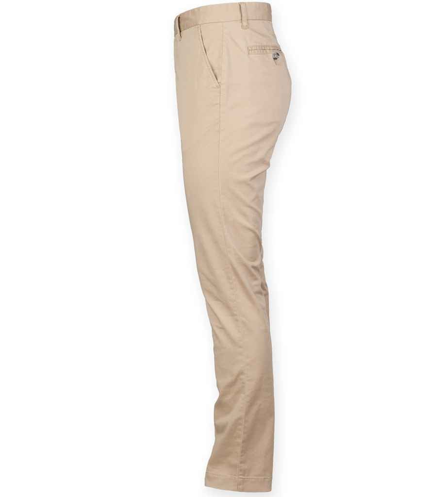Front Row Stretch Chino Trousers | Stone - Image 4