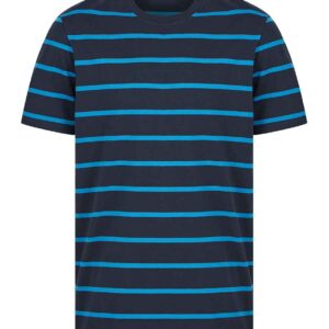 Front Row Striped T-Shirt | Navy/Marine Blue