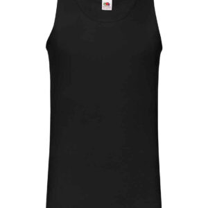 Fruit of the Loom Athletic Vest | Black