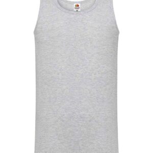 Fruit of the Loom Athletic Vest | Heather Grey