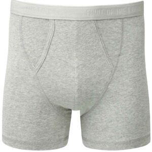 Fruit of the Loom Classic Boxers | Light Grey Marl