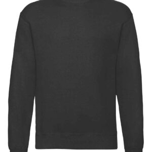 Fruit of the Loom Classic Drop Shoulder Sweatshirt | Black