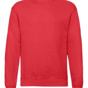 Fruit of the Loom Classic Drop Shoulder Sweatshirt | Red
