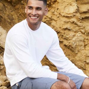 Fruit of the Loom Classic Drop Shoulder Sweatshirt | White
