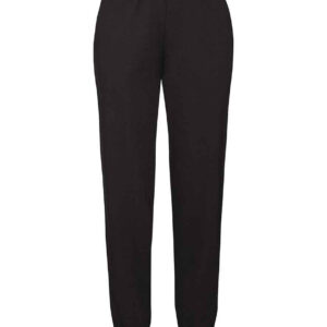 Fruit of the Loom Classic Elasticated Hem Jog Pants | Black