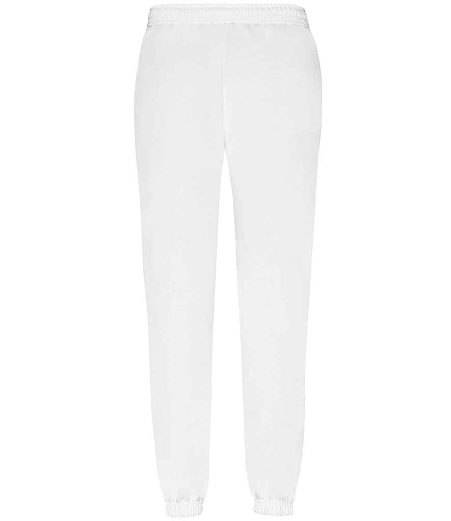 Fruit of the Loom Classic Elasticated Hem Jog Pants | White - Image 3