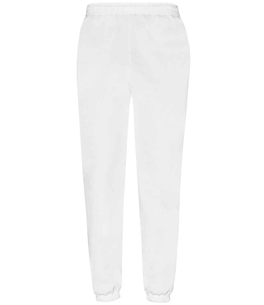 Fruit of the Loom Classic Elasticated Hem Jog Pants | White - Image 2