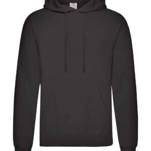 Fruit of the Loom Classic Hooded Sweatshirt | Black