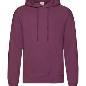 Fruit of the Loom Classic Hooded Sweatshirt | Burgundy