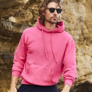 Fruit of the Loom Classic Hooded Sweatshirt | Fuchsia