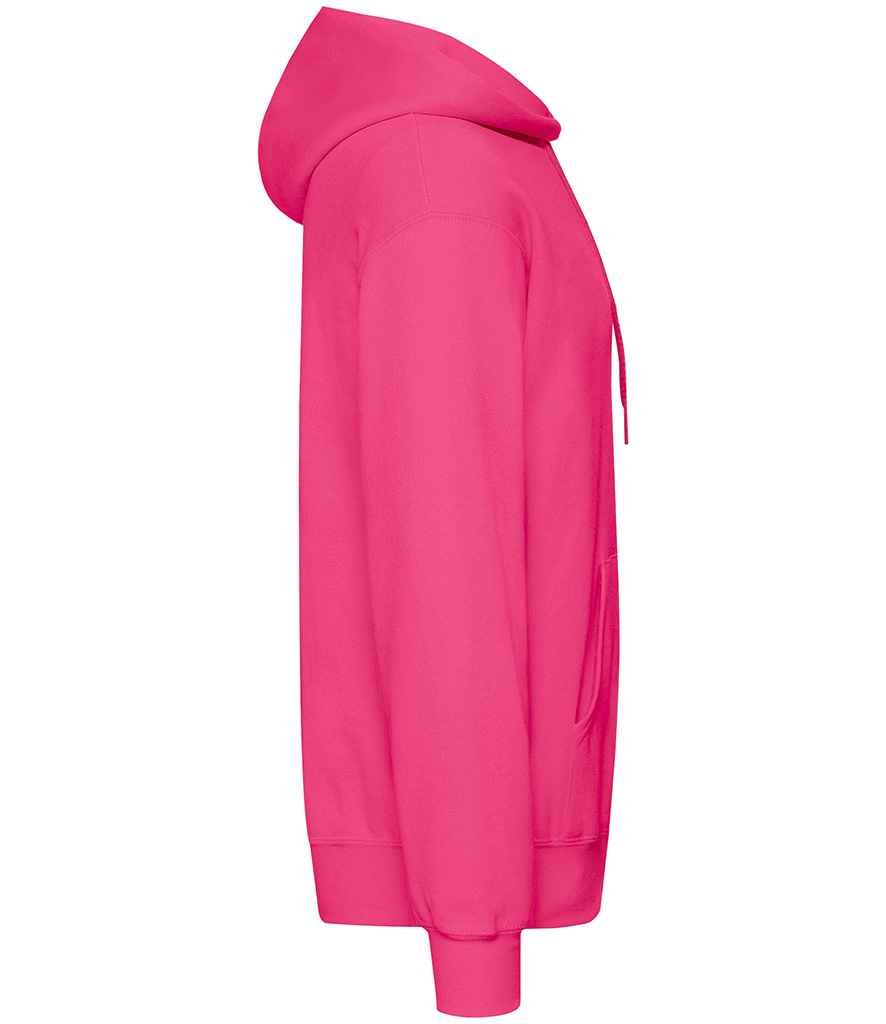 Fruit of the Loom Classic Hooded Sweatshirt | Fuchsia - Image 4