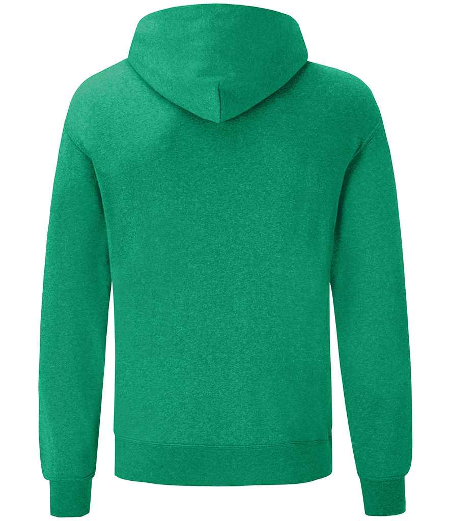 Fruit of the Loom Classic Hooded Sweatshirt | Heather Green - Image 2