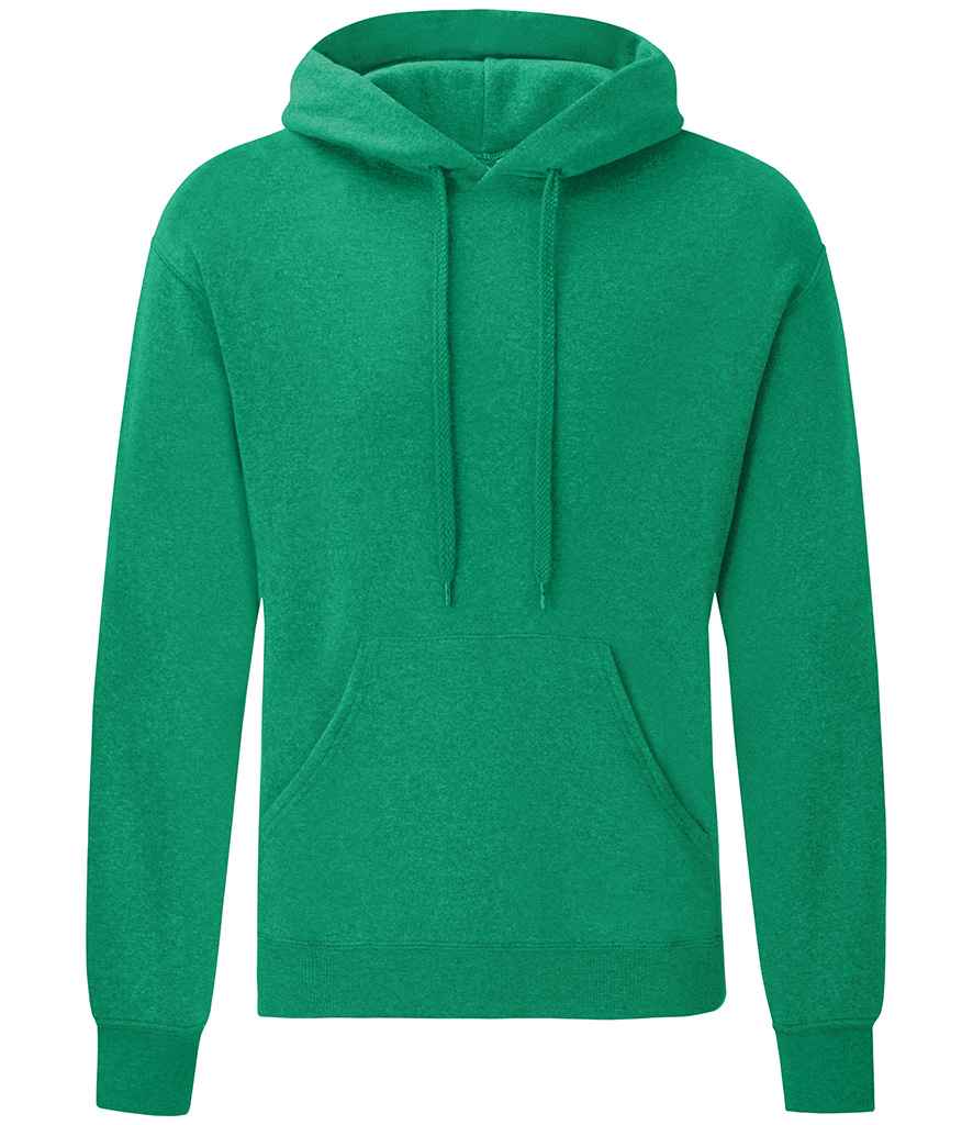 Fruit of the Loom Classic Hooded Sweatshirt | Heather Green