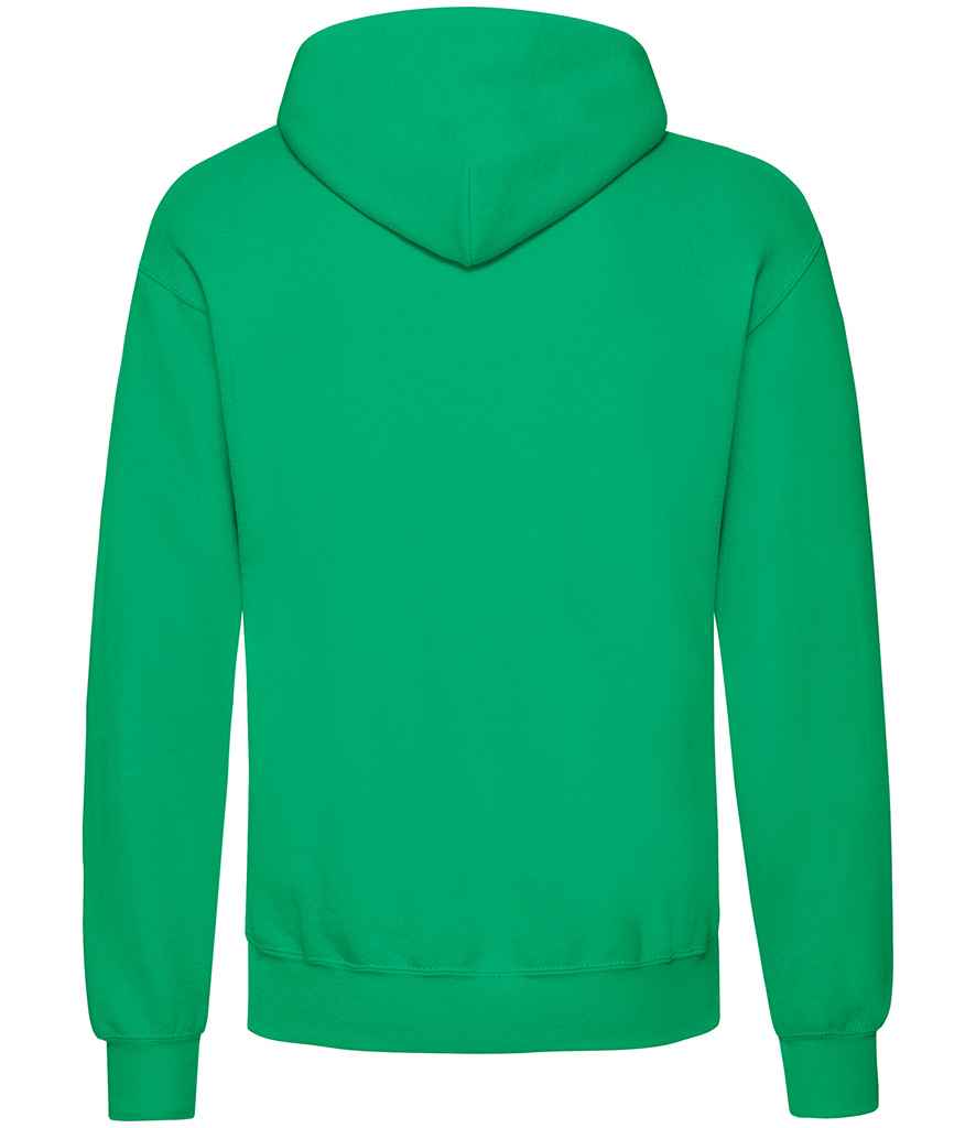 Fruit of the Loom Classic Hooded Sweatshirt | Kelly Green - Image 2