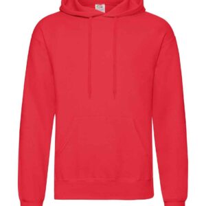 Fruit of the Loom Classic Hooded Sweatshirt | Red