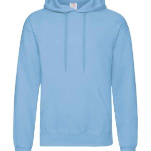 Fruit of the Loom Classic Hooded Sweatshirt | Sky Blue