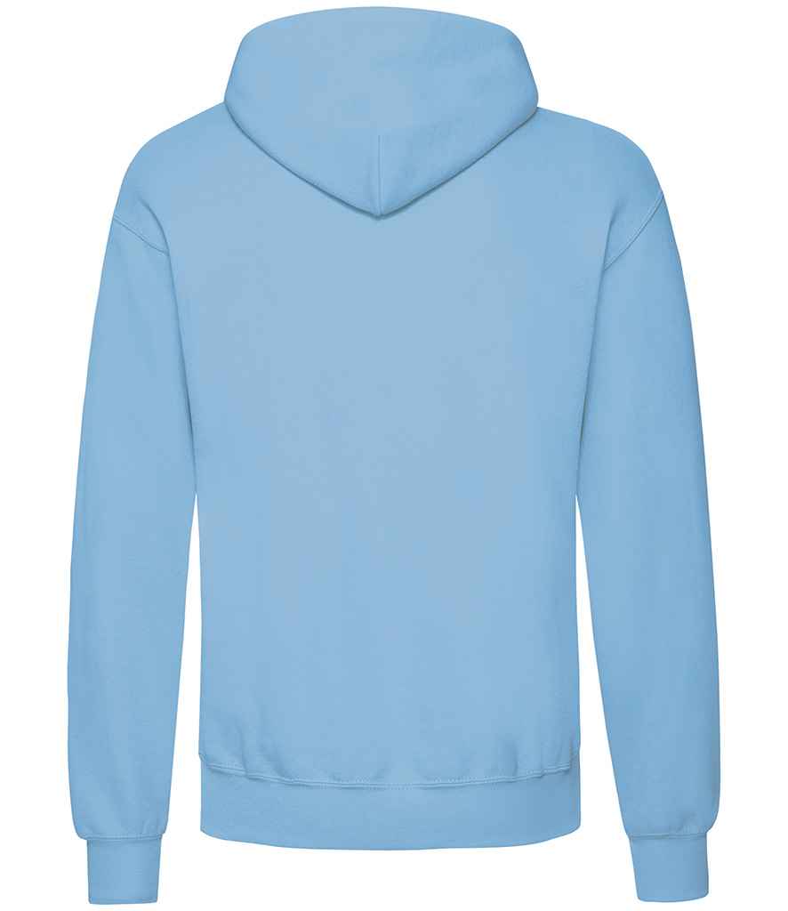 Fruit of the Loom Classic Hooded Sweatshirt | Sky Blue - Image 2