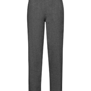 Fruit of the Loom Classic Open Hem Jog Pants | Dark Heather