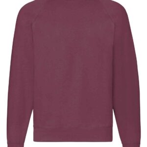 Fruit of the Loom Classic Raglan Sweatshirt | Burgundy