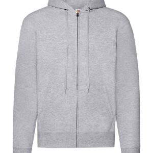 Fruit of the Loom Classic Zip Hooded Sweatshirt | Heather Grey