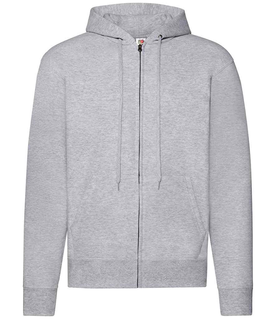 Fruit of the Loom Classic Zip Hooded Sweatshirt | Heather Grey