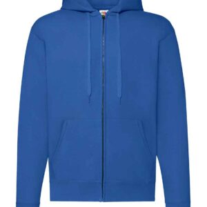 Fruit of the Loom Classic Zip Hooded Sweatshirt | Royal Blue