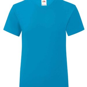 Fruit of the Loom Girls Iconic 150 T-Shirt | Azure