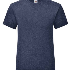 Fruit of the Loom Girls Iconic 150 T-Shirt | Heather Navy