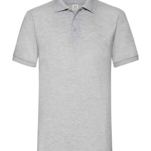 Fruit of the Loom Heavy Poly/Cotton Piqué Polo Shirt | Heather Grey
