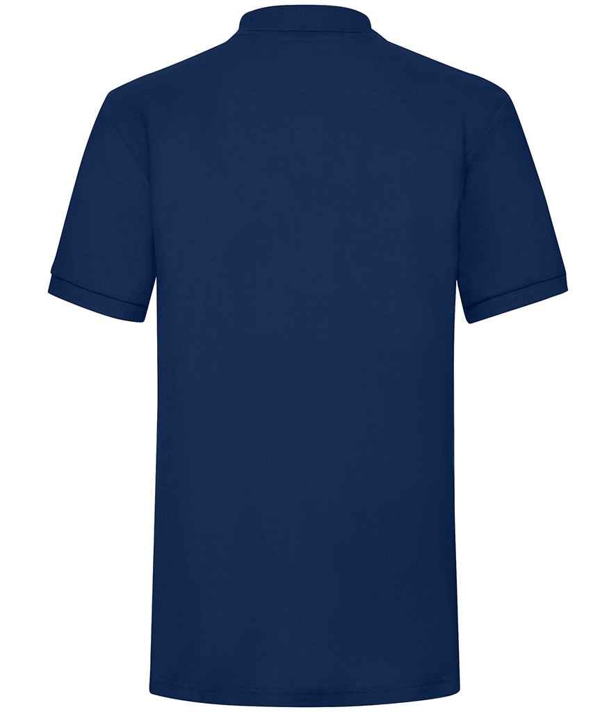 Fruit of the Loom Heavy Poly/Cotton Piqué Polo Shirt | Navy - Image 5