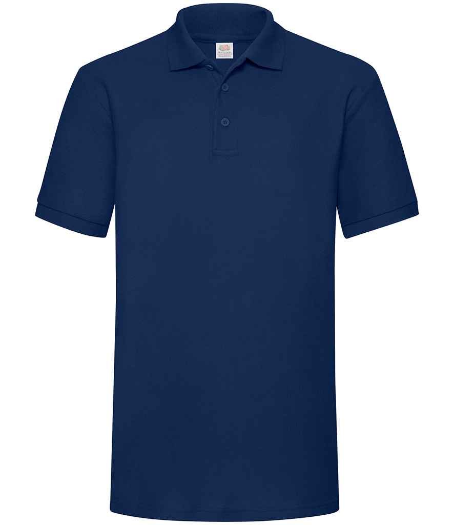 Fruit of the Loom Heavy Poly/Cotton Piqué Polo Shirt | Navy - Image 4