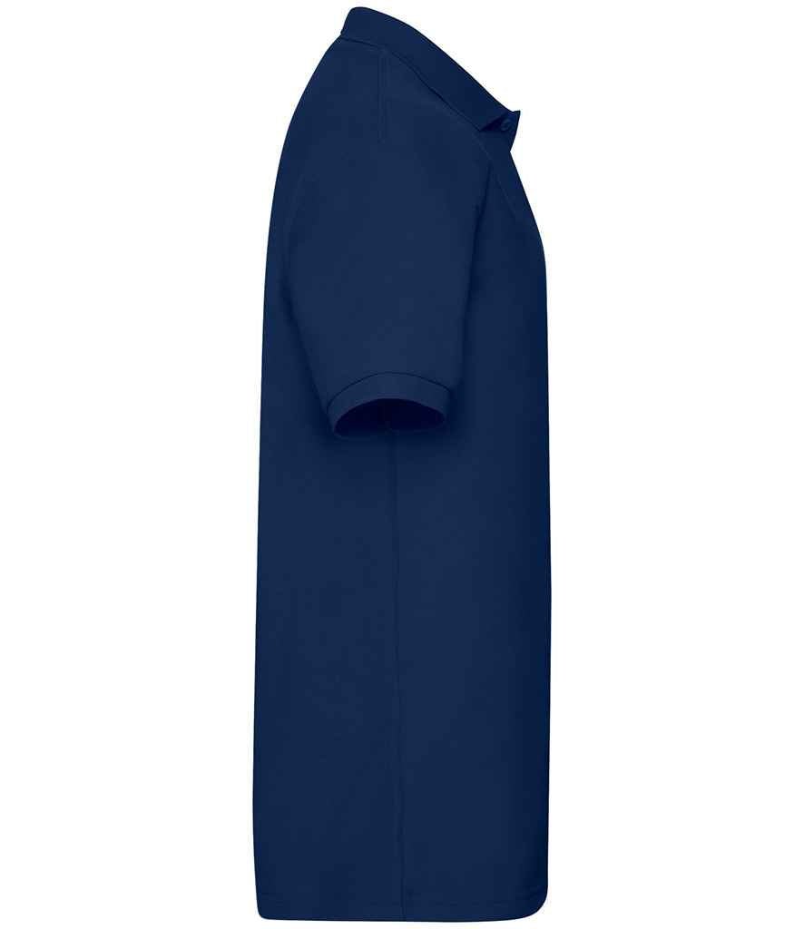 Fruit of the Loom Heavy Poly/Cotton Piqué Polo Shirt | Navy - Image 6