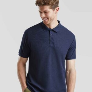 Fruit of the Loom Heavy Poly/Cotton Piqué Polo Shirt | Navy