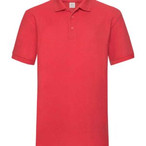 Fruit of the Loom Heavy Poly/Cotton Piqué Polo Shirt | Red
