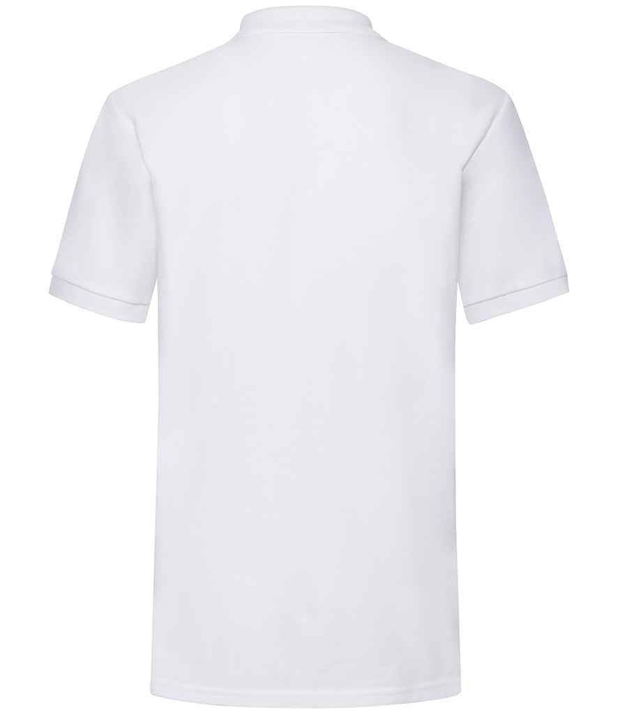 Fruit of the Loom Heavy Poly/Cotton Piqué Polo Shirt | White - Image 2