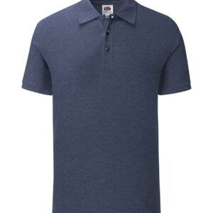 Fruit of the Loom Iconic Piqué Polo Shirt | Heather Navy