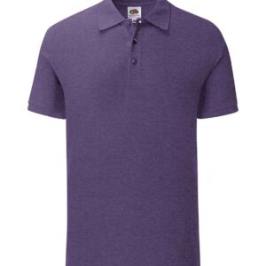 Fruit of the Loom Iconic Piqué Polo Shirt | Heather Purple