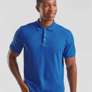 Fruit of the Loom Iconic Piqué Polo Shirt | Royal Blue