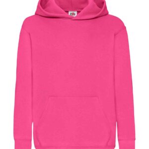 Fruit of the Loom Kids Classic Hooded Sweatshirt | Fuchsia