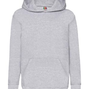 Fruit of the Loom Kids Classic Hooded Sweatshirt | Heather Grey