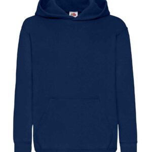Fruit of the Loom Kids Classic Hooded Sweatshirt | Navy