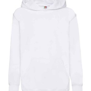 Fruit of the Loom Kids Classic Hooded Sweatshirt | White