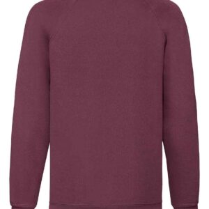 Fruit of the Loom Kids Classic Raglan Sweatshirt | Burgundy