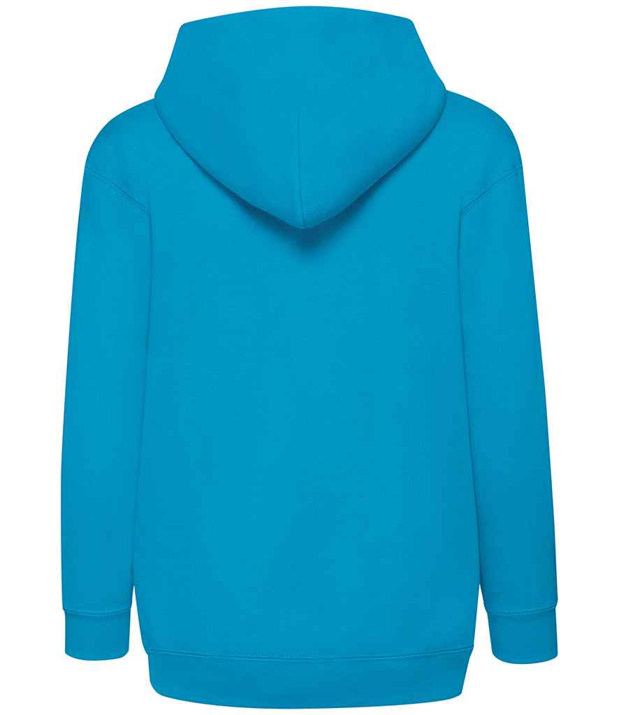 Fruit of the Loom Kids Classic Zip Hooded Sweatshirt | Azure - Image 4